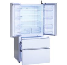 Réfrigérateur multi-portes Wolkenstein WFD540NF SI lxhxp 83 x 182 x 70.60 cm compartiment de réfrigération 345 l compartiment de congélation 186 l-thumb-2
