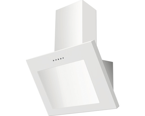 Hotte inclinée PKM S28-60 BWPY largeur x profondeur 60 x 29,4 cm blanc Hotte de cuisine blanche