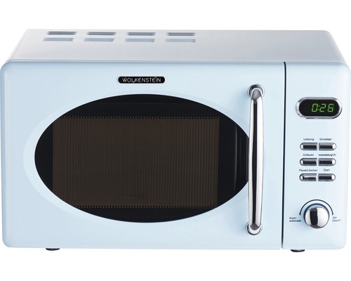 Mikrowelle Wolkenstein WMW720 LB BxHxT 45,1 x 25,6 x 36,1 cm Mikrowelle im Retrodesign