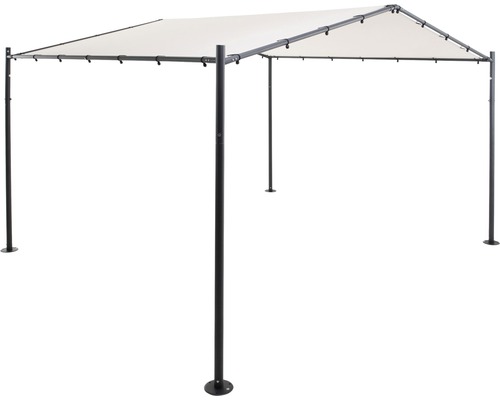 Pavillon avec toit en tissu pour le jardin