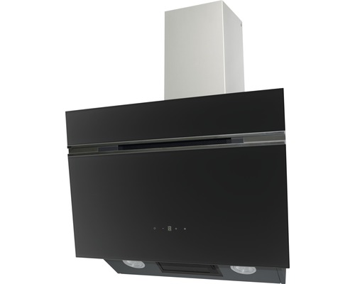 Hotte murale en acier inoxydable et verre pour la cuisine