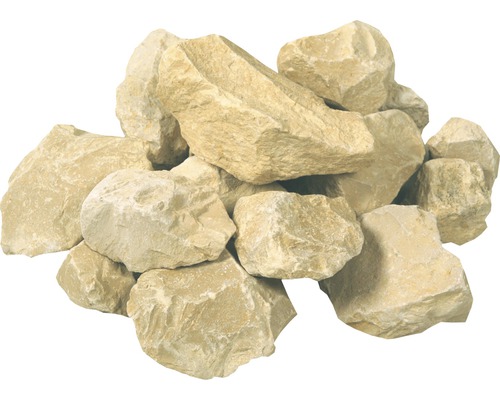 Kalksteine gestapelt