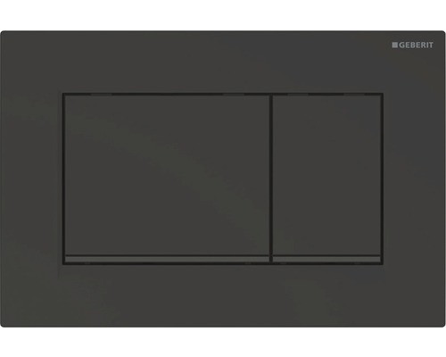 Plaque de commande GEBERIT Sigma 30 plaque brillant / touche noir brillant mat 115.883.DW.1