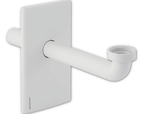 Kit de montage complet Geberit pour élément de lavabo avec siphon montage encastré plastique blanc alpin 115.416.11.1