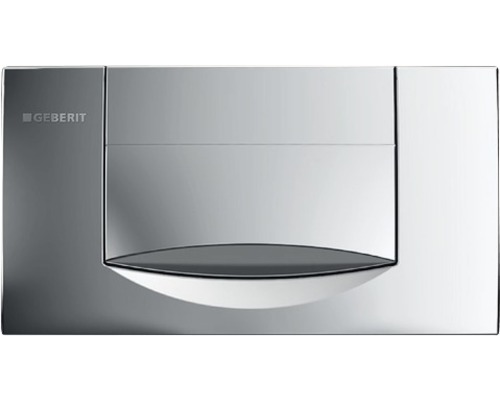 Plaque de commande GEBERIT 200F plaque brillant / touche chrome brillant 115.222.21.1