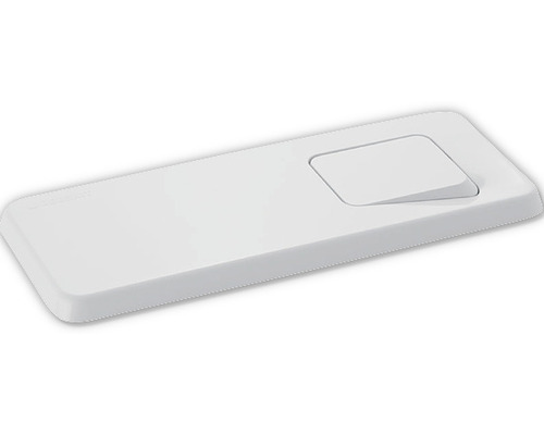 Plaque de commande GEBERIT Topline plaque brillant / touche blanc brillant 115.394.11.1