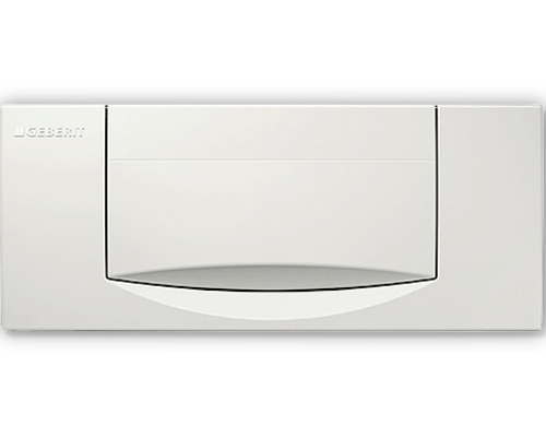 Plaque de commande GEBERIT 300T plaque brillant / touche blanc brillant 115.333.11.1