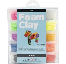 Set de pâte à modeler mousse avec dix récipients
