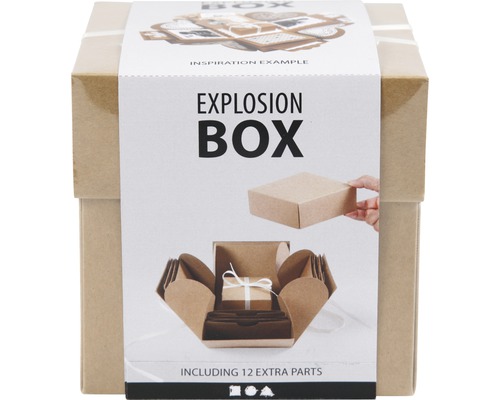 Boîte à explosion avec 12 pièces supplémentaires