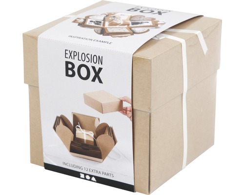 Boîte à explosion avec 12 pièces supplémentaires