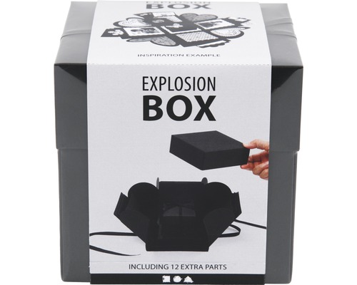 Boîte à explosion avec 12 pièces supplémentaires