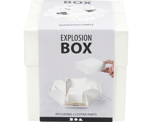 Boîte à explosion avec 12 pièces supplémentaires