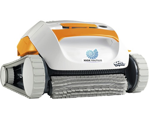 Aspirateur de piscine Dolphin Xeox Nautilus pour sol/mur avec câble de 15 m automatique plastique blanc orange