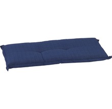 Coussin de banc bleu avec boutons