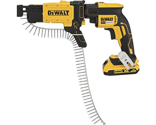 Visseuse à magasin DeWalt avec bande de vis