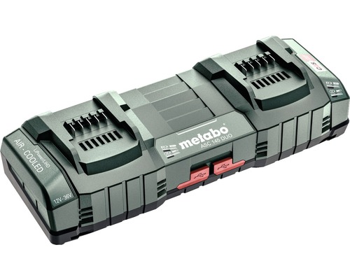 Chargeur rapide double Metabo ASC 145 DUO 12-36 V