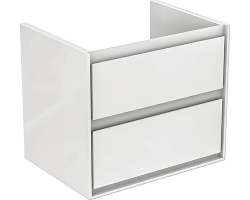 Meuble sous-vasque Ideal Standard Connect Air couleur de façade blanc brillant blanc blanc à haute brillance brillant 60 x 51,7 x 44 cm E0818B2