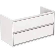 Meuble sous-vasque Ideal Standard Connect Air blanc mat 100 cm E0821B2