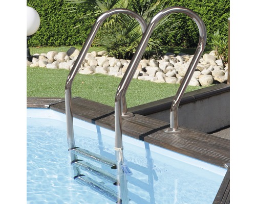 Escalier de piscine en acier inoxydable