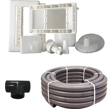 Kit de skimmer pour piscine avec tuyau et raccord en T