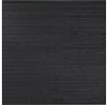 Façade en bois avec planches horizontales