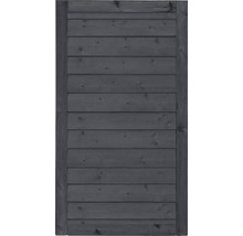 Élément de clôture en bois avec planches horizontales