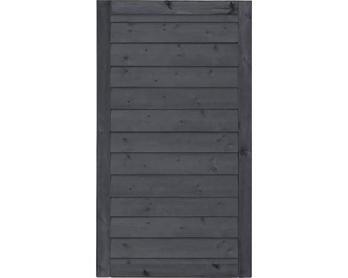 Élément de clôture en bois avec planches horizontales