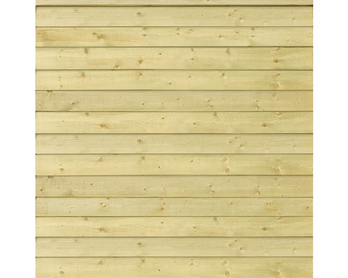 Élément principal PLUS Klink 174 x 166 cm traité en autoclave par imprégnation Panneau de clôture en bois à rainure et languette