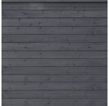 Façade en bois avec planches horizontales