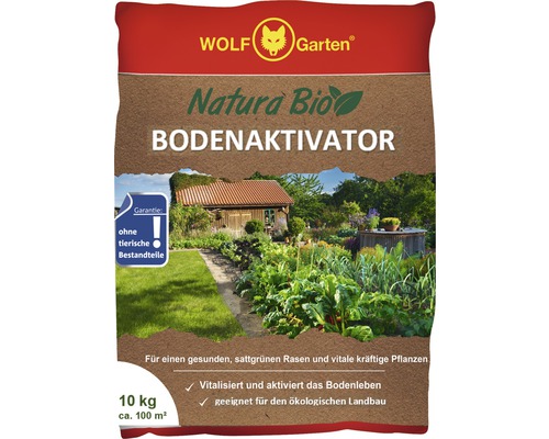 Wolf Garten Natura Bio Activateur de sol, conditionnement de 10 kilogrammes