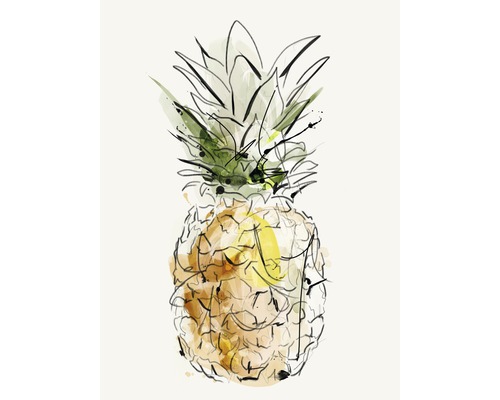 Impression d'art Pineapple 18x24 cm