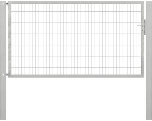 Stabgitter-Einzeltor ALBERTS Flexo Plus 8/6/8 250 x 140 cm inkl. Pfosten 10 x 10 cm feuerverzinkt