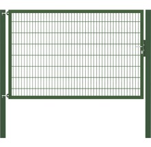 Doppeltor aus Metall für den Gartenzaun
