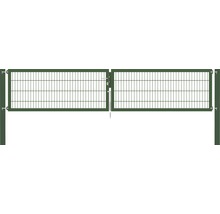 Doppeltor aus Metall für Gartenzäune