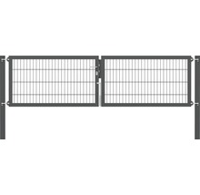 Doppelflügeltor aus Metall für den Gartenzaun