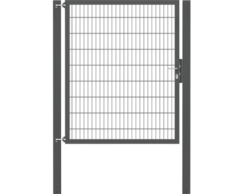 Portillon grillagé simple ALBERTS Flexo Plus 8/6/8 150 x 180 cm y compris poteaux 10 x 10 cm anthracite