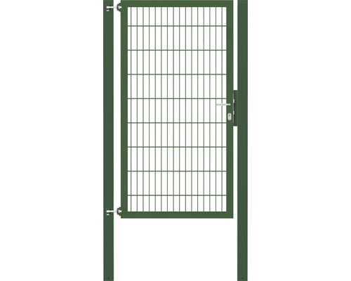 Stabgitter-Einzeltor ALBERTS Flexo Plus 8/6/8 100 x 180 cm inkl. Pfosten 10 x 10 cm grün