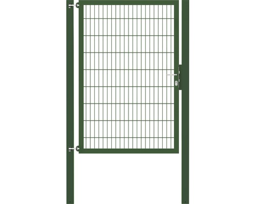 Stabgitter-Einzeltor ALBERTS Flexo Plus 8/6/8 125 x 180 cm inkl. Pfosten 8 x 8 cm grün