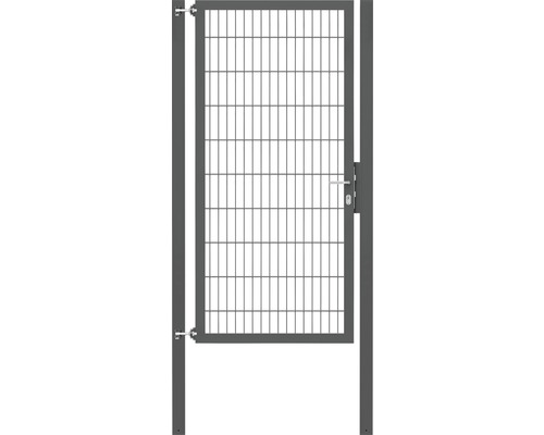 Portillon grillagé simple ALBERTS Flexo Plus 8/6/8 100 x 200 cm y compris poteaux 8 x 8 cm anthracite