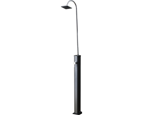 Douche solaire 18 l H 170 cm aluminium pommeau de douche ajustable en deux parties