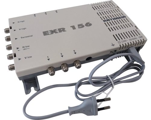 Commutateur multiple Kathrein EXR 156 5 sur 6 raccordements F 18V / 550 mA alimentation sur secteur intégrée