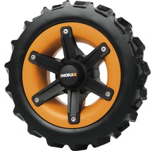 Roues motrices WORX Landroid S & M profil de pneu en V WA0953 pour une capacité de passer les pentes améliorée jusqu'à 44,5 %