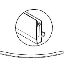 Badezimmereinbauelement Detailansicht