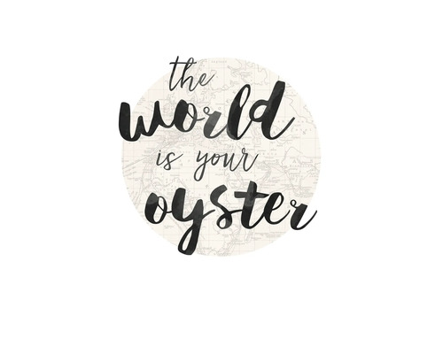 Kunstdruck World is your Oyster I 18x24 cm