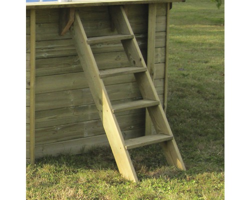 Escalier en bois pour cabane de jeux ou lit mezzanine