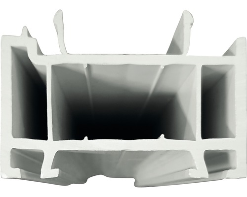 Verbreiterungsprofil 35 mm weiß für Nebeneingangstür ProM01 & ProM02 L:1400 mm