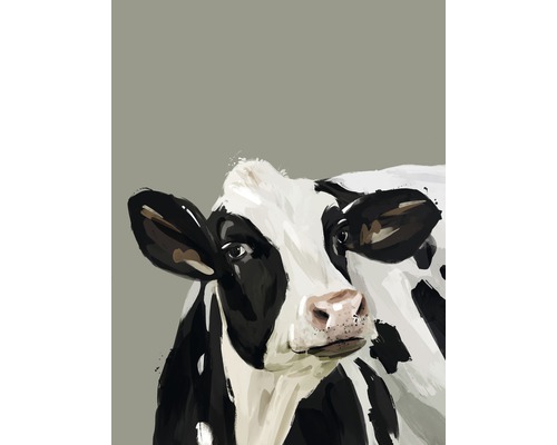 Impression d'art Cow 18x24 cm