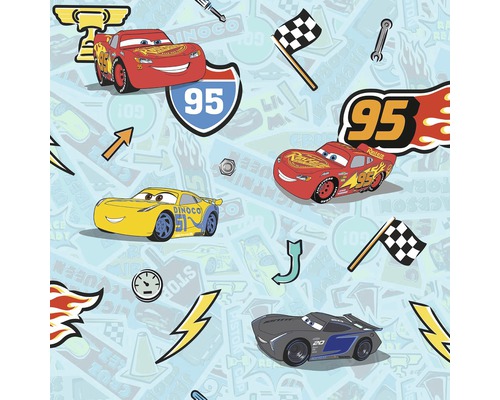 Papier peint intissé TD5-0003 Disney Cars Lets Race