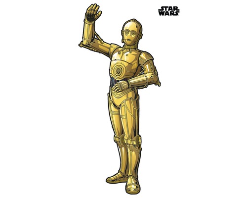 Wandtattoo Star Wars XXL C-3PO 127 x 200 cm