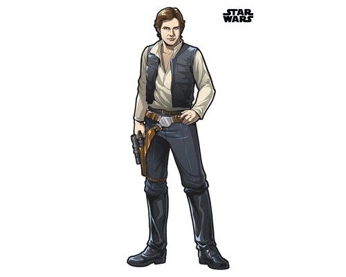 Wandtattoo Star Wars XXL Han Solo 127 x 196 cm
